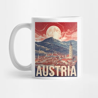 Graz Austria Vintage Travel Retro Tourism Mug
